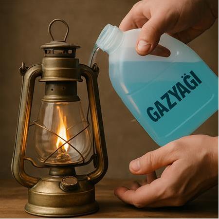 Gazyağı ile Kandil Nasıl Yakılır?