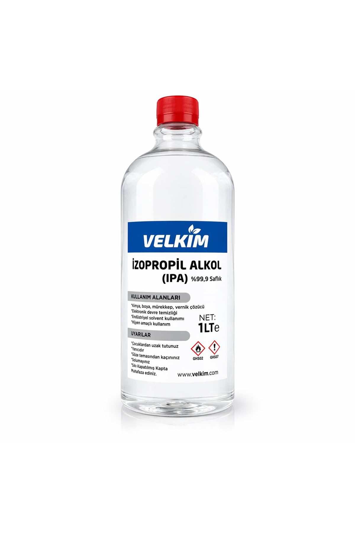 İzopropil Alkol  İpa 1 Litre Saflık %99,9